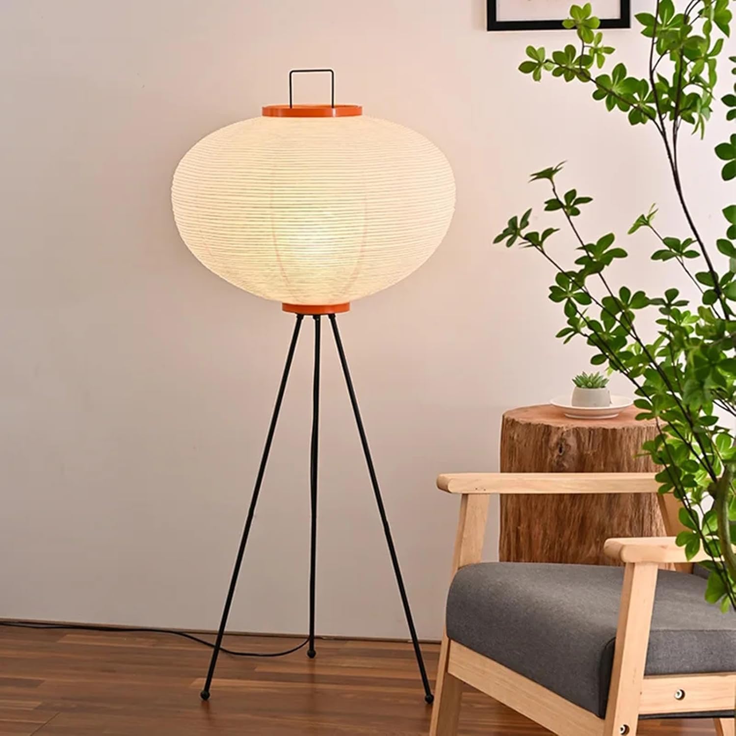Rice Paper Lamp Floor,Dimmable Levels,Japanese Egypt Ubuy