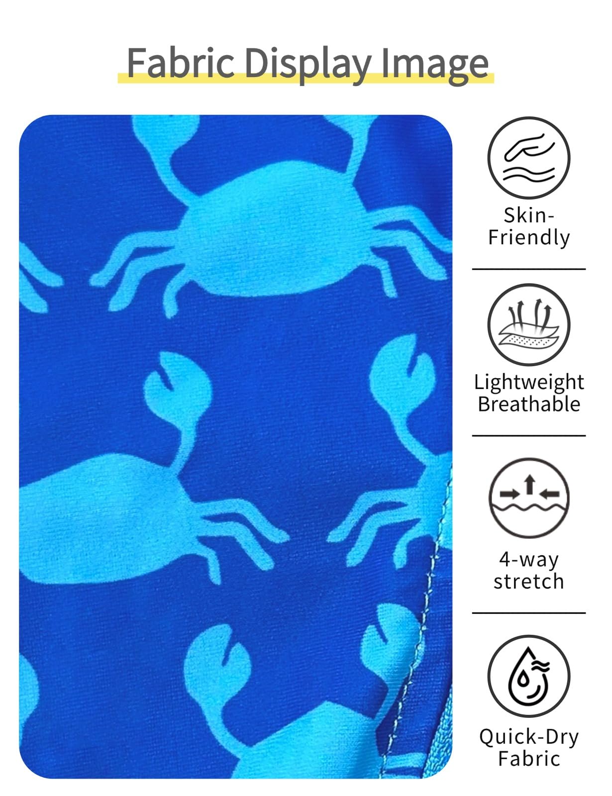 weVSwe Baby Toddler Boy Swimsuit Long Sleeve Baby Swimwear UPF 50+ Sun Protection Rash Guard Swimming Costume with Crotch Zipper 0-3 Years — view 80