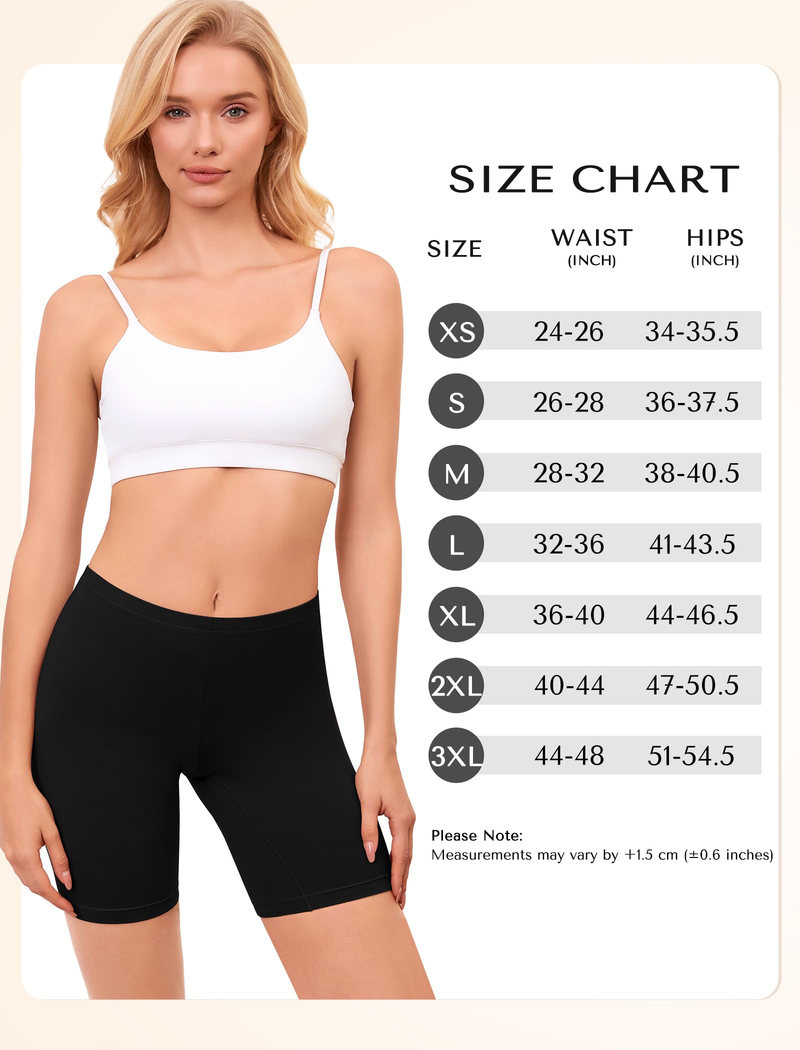 VOENXE Bragas Pantalon Mujer Algodon,Leggings Cortos Antirozaduras,Boxer para Mujer, Mallas Cortas Deporte,EláStico Shorts Debajo La Falda,Pantalones para Yoga y Ejercicio Pack de 4