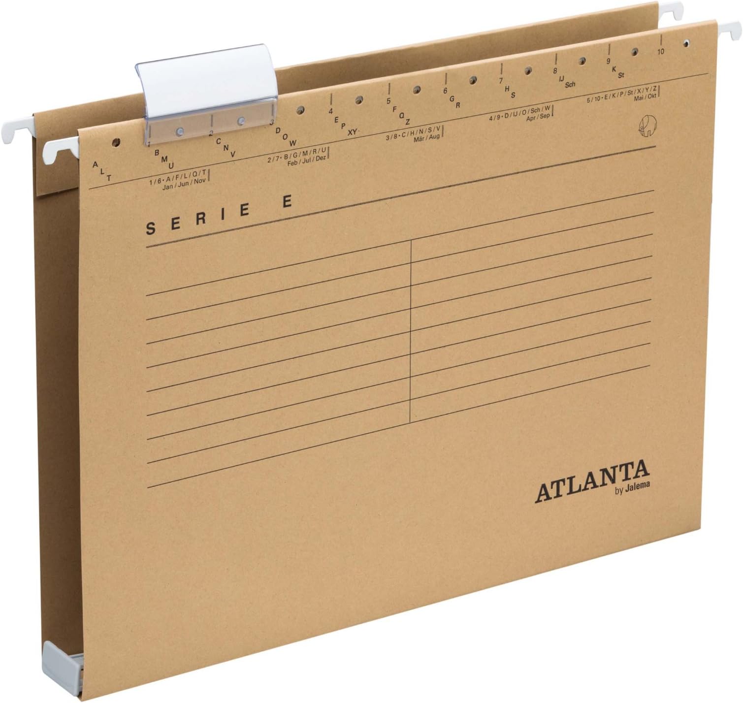 Jalema Atlanta Series E 2655214370 Suspension File A4 30 mm Pack of 25 Natural Brown