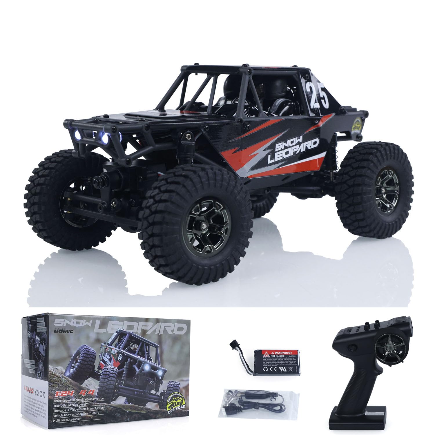 Amazon.com: wheelfun 1/24 4x4 UDI RC UCX2405PRO RC Rock