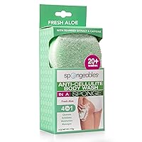 Vista 22 de Spongeables Anti-Cellulite Body Wash in a Sponge, Moisturizer and Exfoliator, 20+ Washes