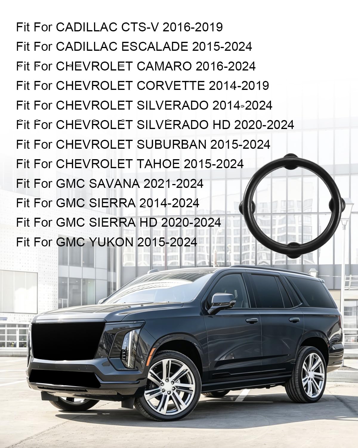 2PCS Oil Pan Port Seal Fit for GM LT1 LT4 L83 L84 L86 L87 L8T L82 L8B Engines Used in 2014+ Replace 12621086