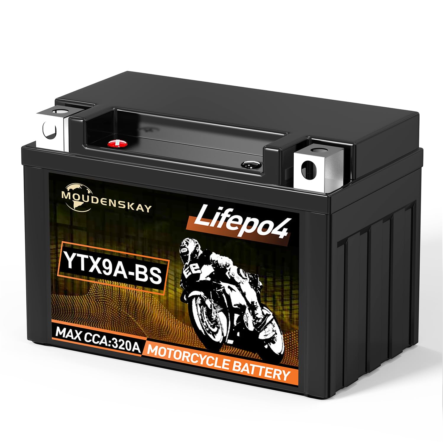 Batteria al Litio per Moto 12V Litio Batteria LiFePO4 YTX9A-BS 3AH