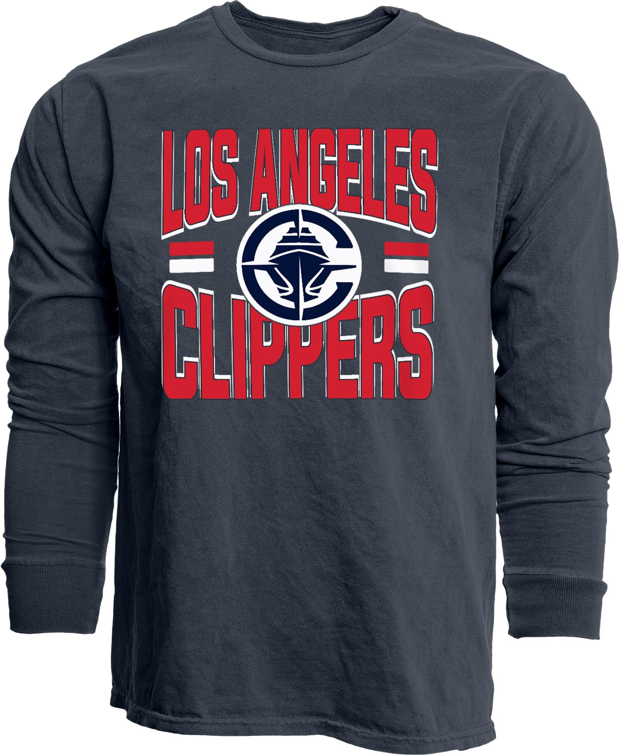 Blue 84 NBA Officially Licensed Long Sleeve T-Shirt Ringspun Bold Team Color โ image 1