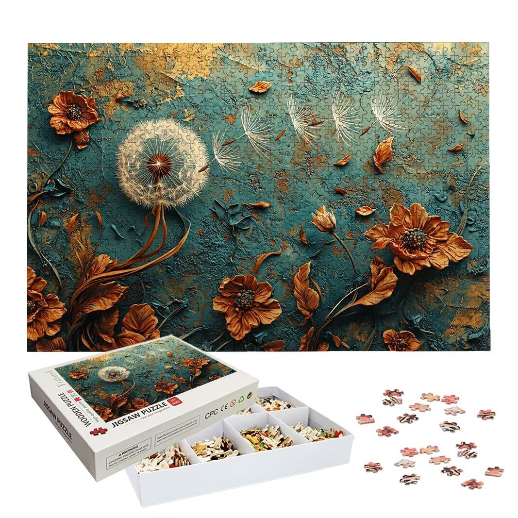 Puzzle 2000 Pièces Adultes, Puzzle 2000 Pieces Pissenlit, Cadeau -2186