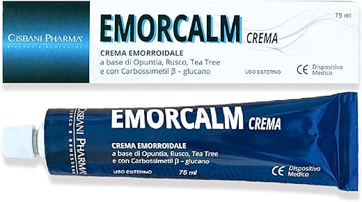 Emorcalm, crema emorroidi | 75 ml, a base di Opuntia, Tea Tree,...