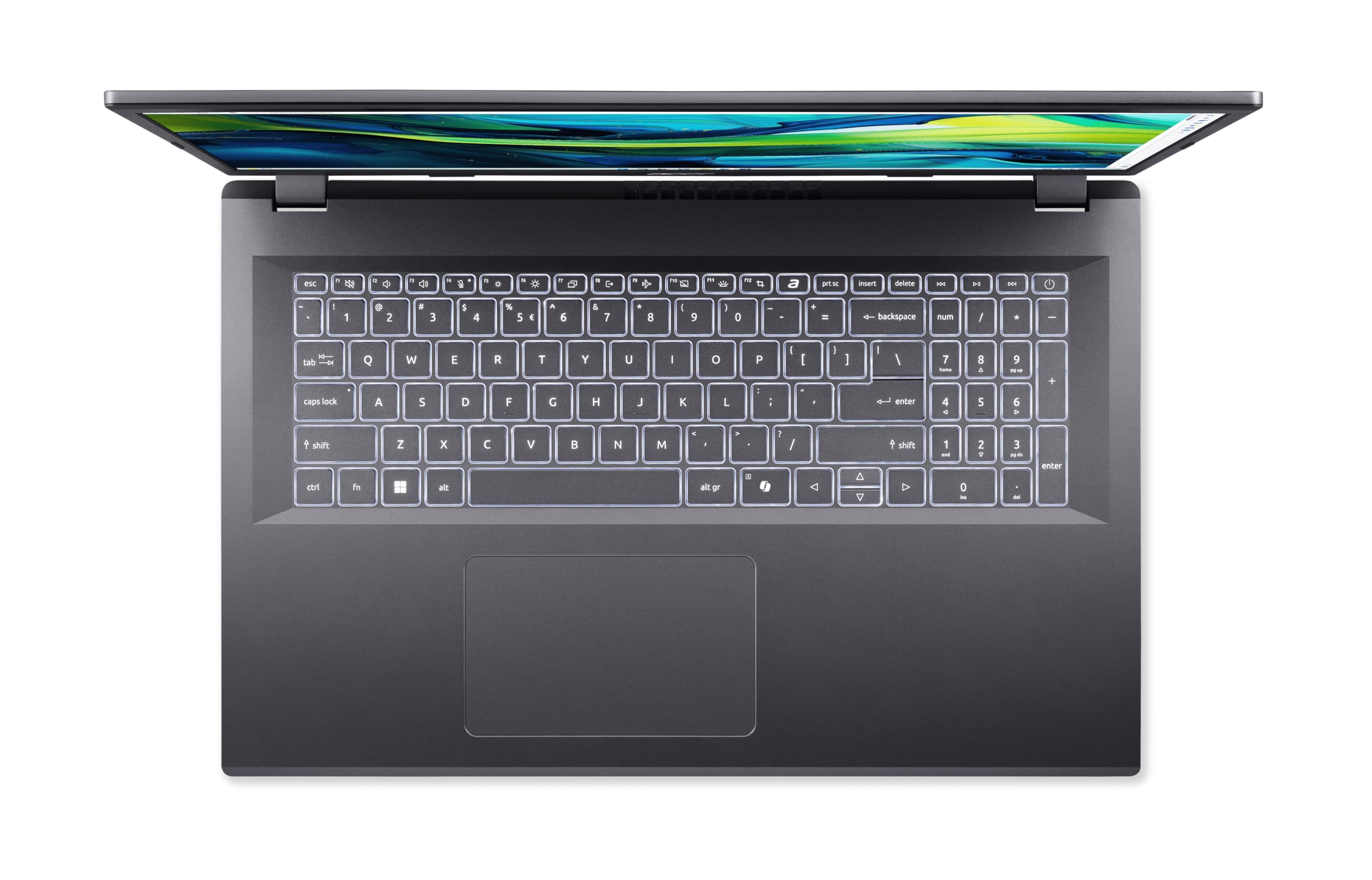 Acer Aspire 17 PC Portable 17.3" FHD 60Hz Intel Core i5-1334U 16 Go RAM 512 Go SSD Intel Iris XE Windows 11 Home Gris Clavier AZERTY A17-51M-54F8