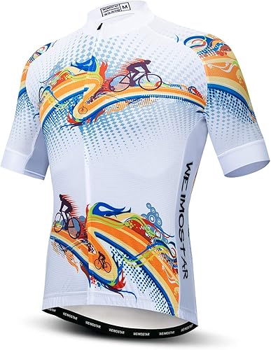 Vista 68 de Hotlion Verano Ciclismo Jersey Hombres Mountain Bike Jersey Secado rápido Bicicleta Camisa Manga Corta Ciclismo Ropa