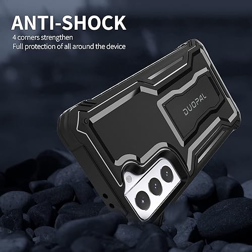 Miniatura 6 de DUOPAL Funda para Samsung Galaxy S21 Plus, protección de grado militar, a prueba de golpes, con protector de pantalla HD de vidrio templado y