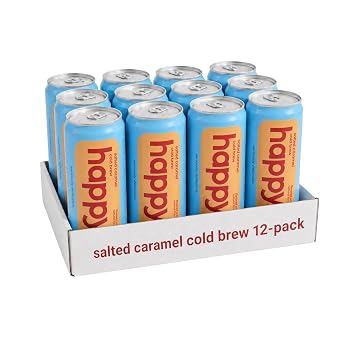 Happy Coffee Salted Caramel Cold Brew, 11 Oz. Cans, 12 Pack