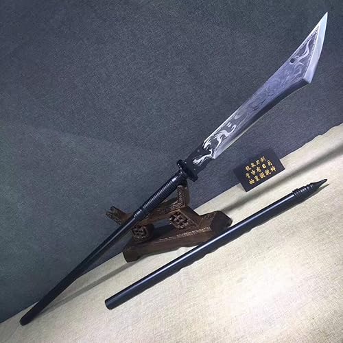 Miniatura 7 de Guandao, Kwan Dao, hecho a mano, hoja de acero de alto carbono, templado por calor, Kung fu