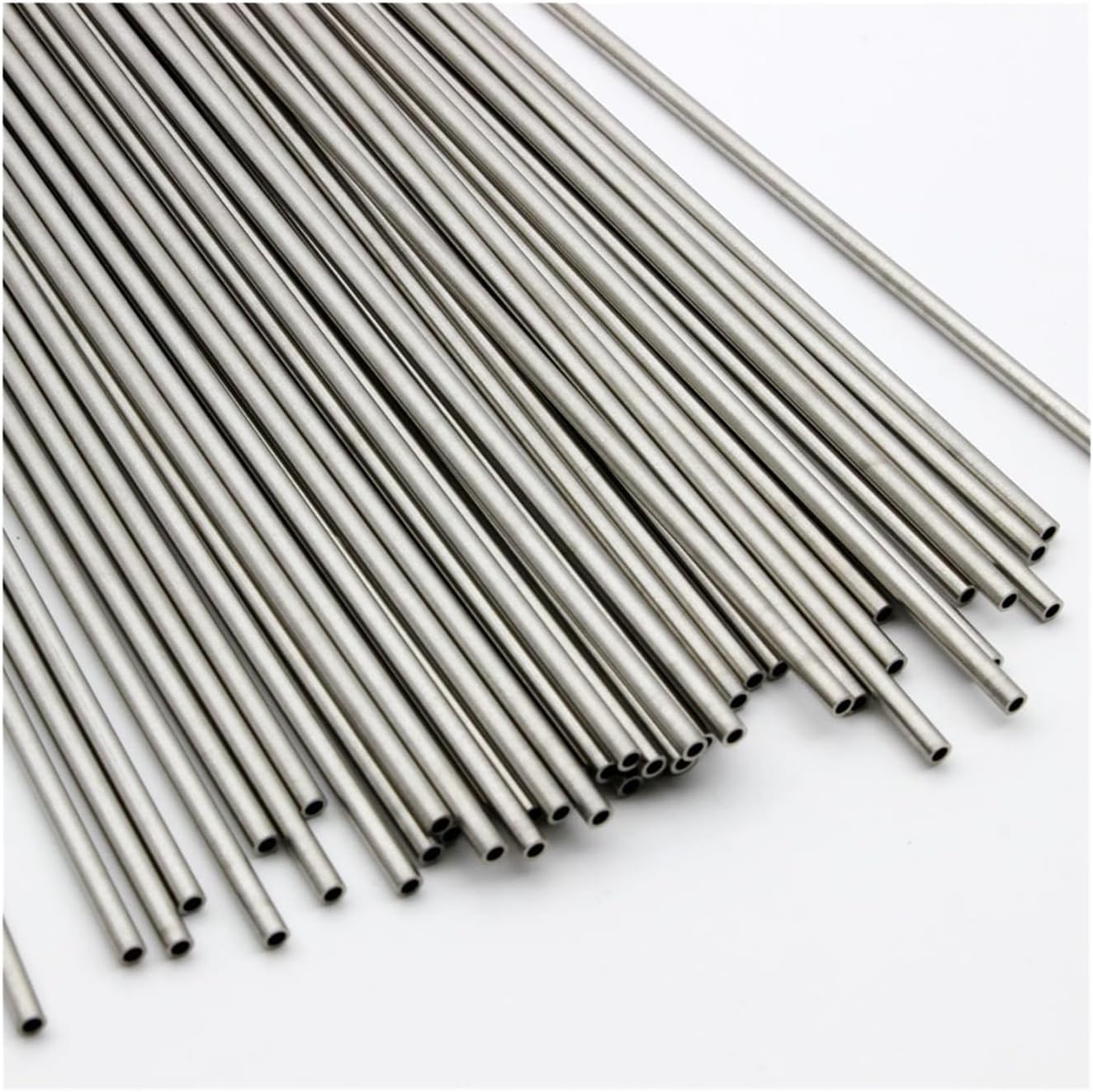 10pcs 304 Stainless Steel Seamless Circular Hollow Capillary Tube 500mm(OD1mmxWT0.3mm)