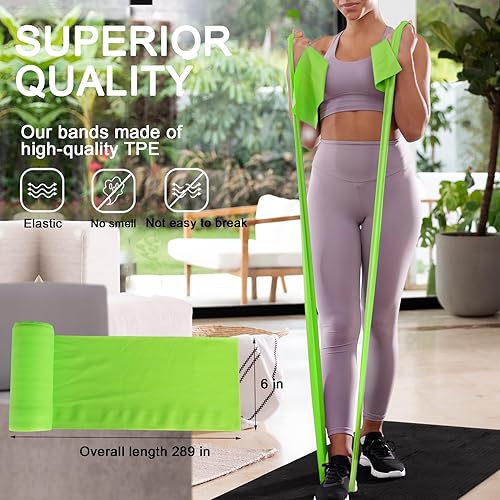 Miniatura 4 de Bandas de resistencia profesionales a granel. Banda elástica de terapia física. Bandas de resistencia bandas elásticas de ejercicio para
