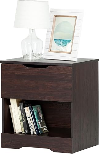Miniatura 19 de South Shore Holland - Mesita de noche con 1 cajón, roble negro Roble negro,Nogal natural.,Weathered Oak,https://www.amazon.com/dp/undefined