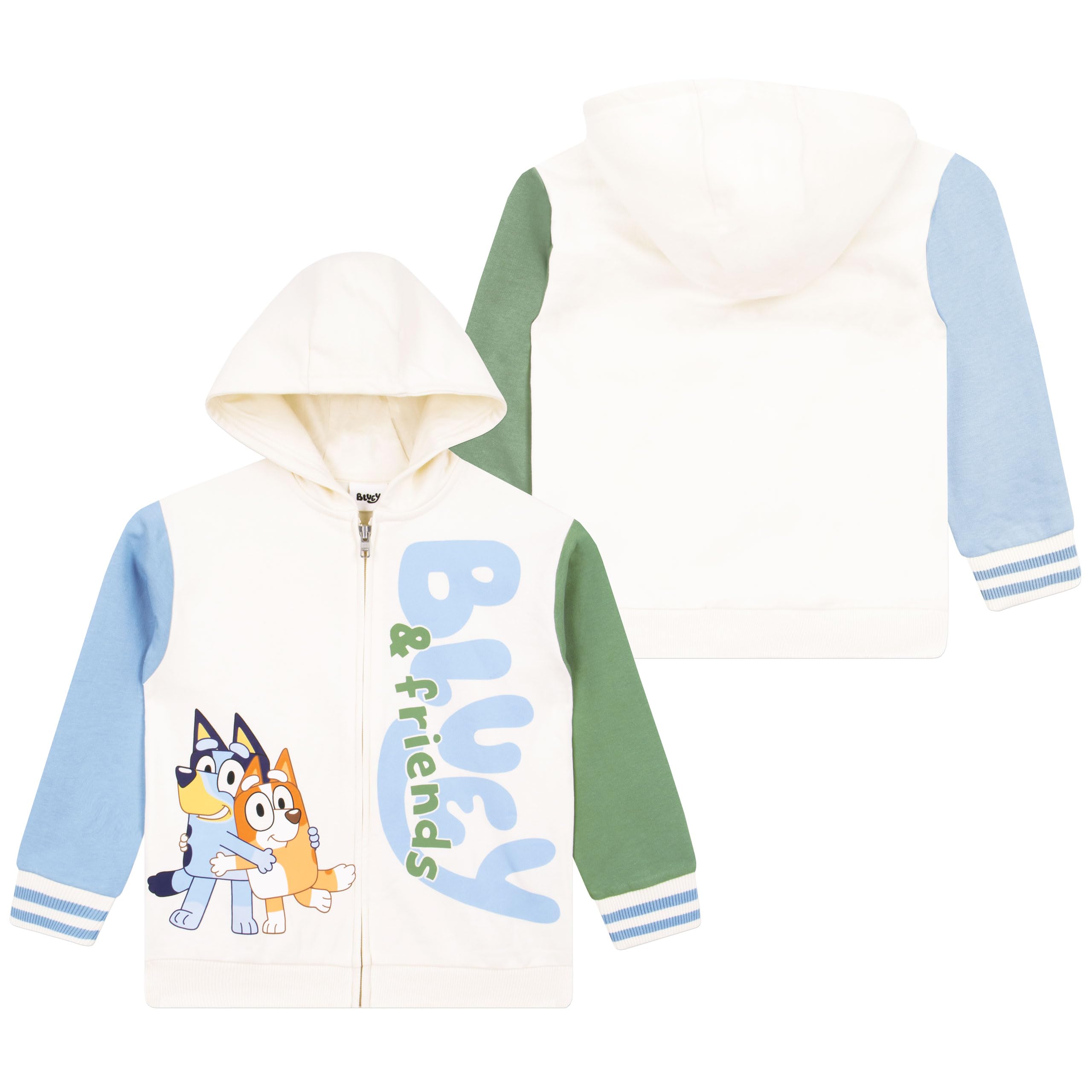Bluey Ensembles pour garçon | Sweat à capuche et jogging pour garçon | Pull pour enfants | Ensembles pour garçons | Vêtements pour enfants | Crème 18 Mois Et 8 Ans