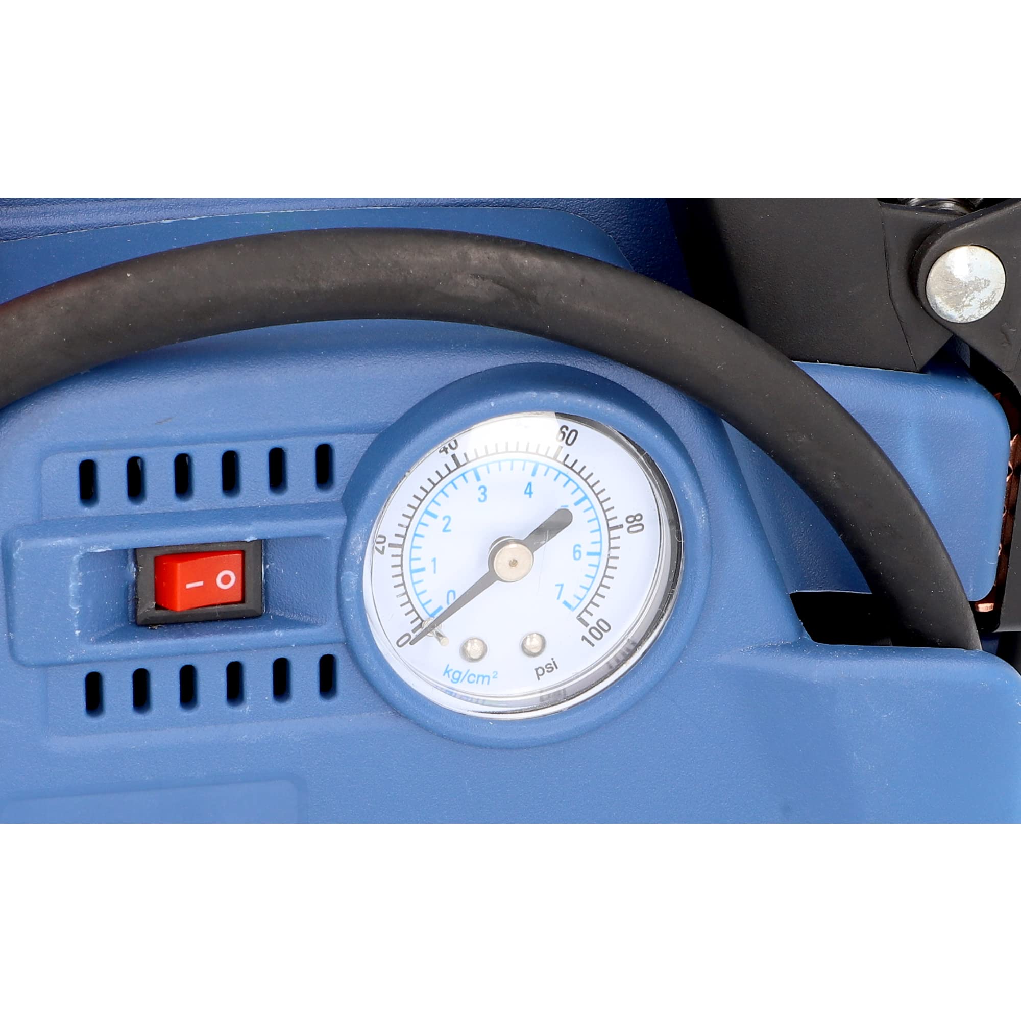 cartrend Station d'alimentation Portable avec compresseur intégré jusqu'à 7 Bar, USB et Connexion Voiture 12 V, 600 A