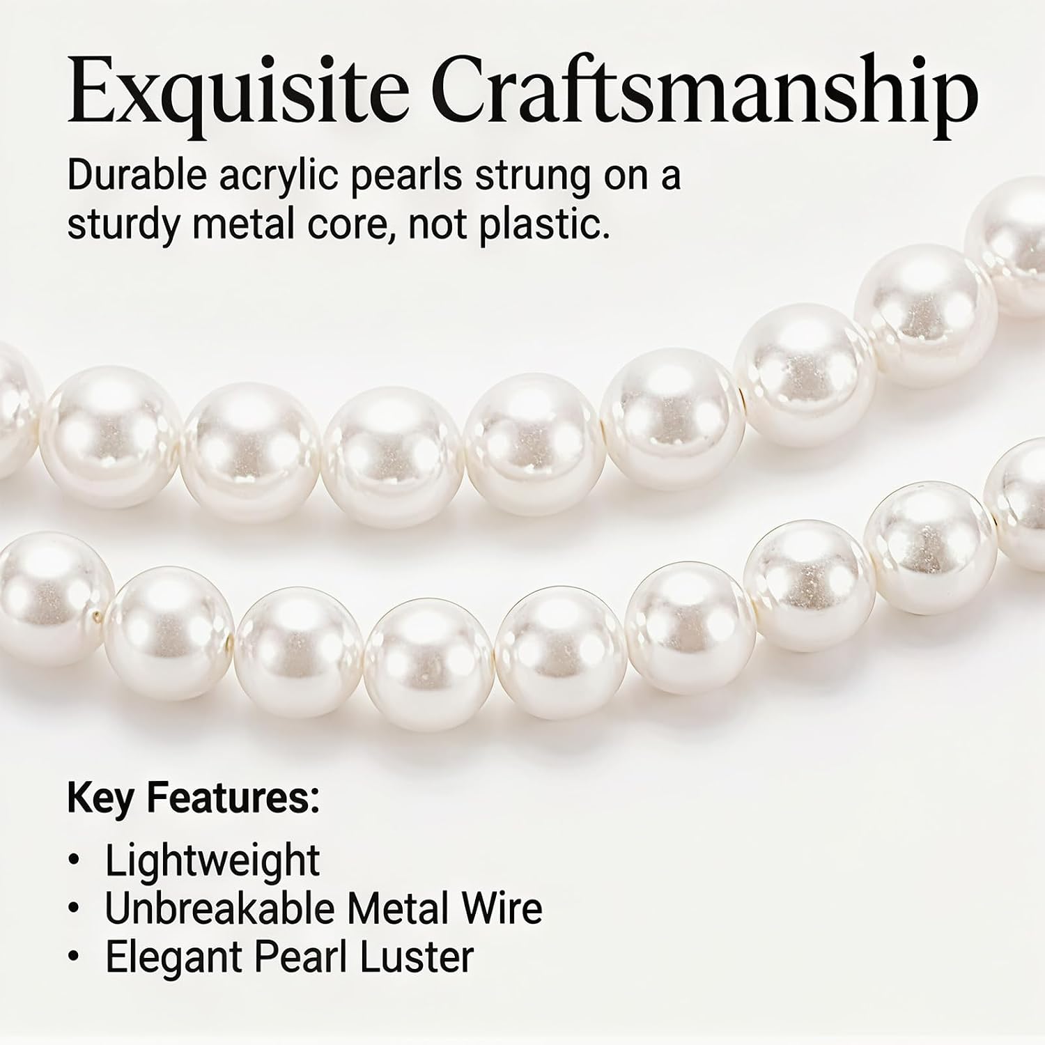 3 Pcs Eyeglasses Chains Pearl Eyeglass Chain Beaded Eyeglass Chain for Women Stylish Sunglasses Beaded Eyeglasses Strap Lanyard Elegant Eyewear Retainer Chains