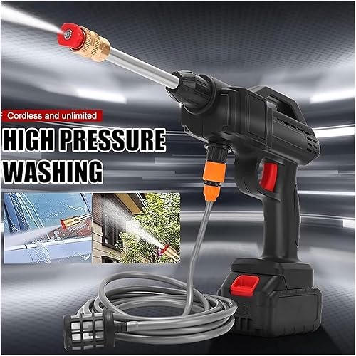 Vista 4 de Hidrolavadora de agua Easy Jet, hidrolavadora, lavadora de energía inalámbrica, hidrolavadora portátil 6 en 1, pistola de agua inalámbrica de alta