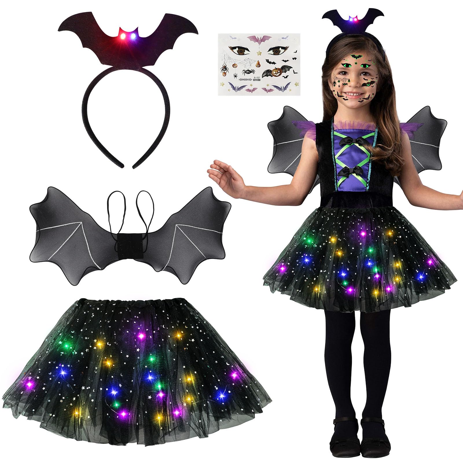 Aitsite Batgirl Costume Girls