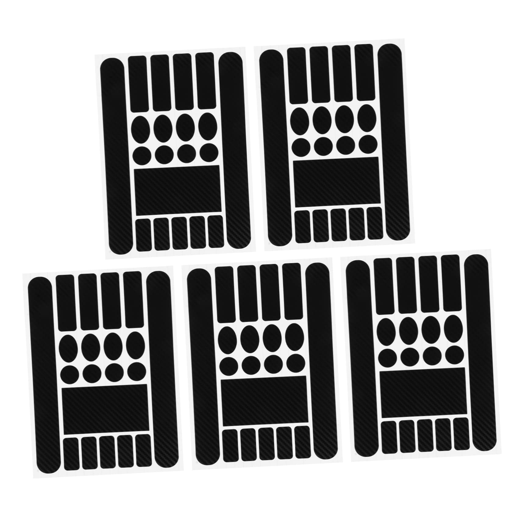 balacoo Mountain Bicycles Sticker Decals 5 Sets Bike Frame Protective Film High-Resistant Smooth Surface