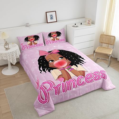 Miniatura 9 de Erosebridal Chic - Juego de edredón de flores tamaño matrimonial, juego de ropa de cama floral arcoíris para niños, niñas y mujeres, juego de