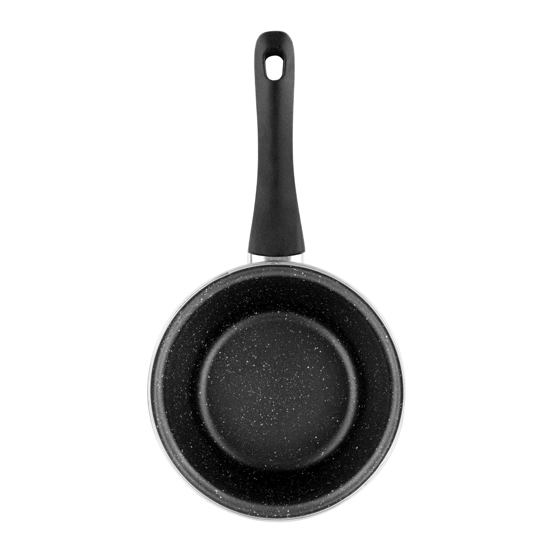 VITRINOR Lot de 5 casseroles émail Rouge Induction Intérieur façon Pierre