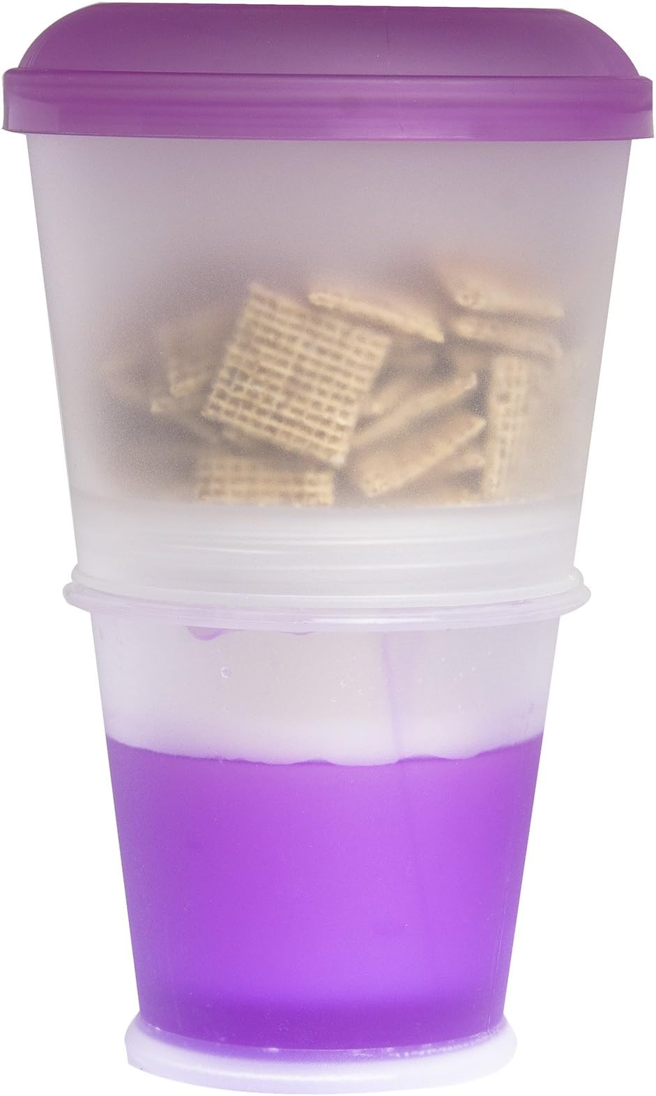 Cereal Food Container, Blue, Purple, (II-202)