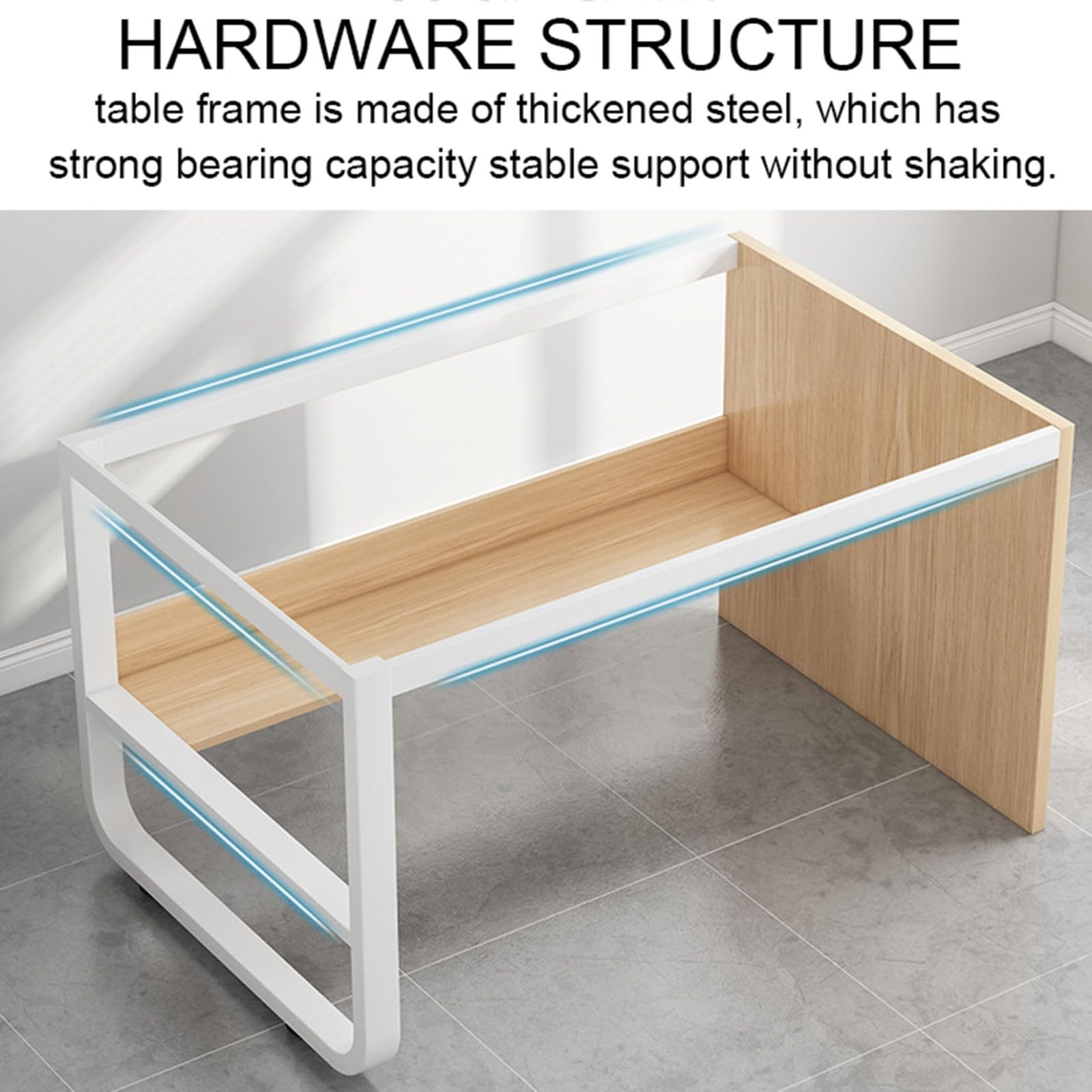 Tavolo Da Scrivania Ufficio Tavolo Da Computer Per Postazione Di Lavoro Tavolo Da Studio Piccolo Per Ufficio Domestico Soggiorno Camera Da Letto Assemblaggio Semplice Metallo Industriale 100cm