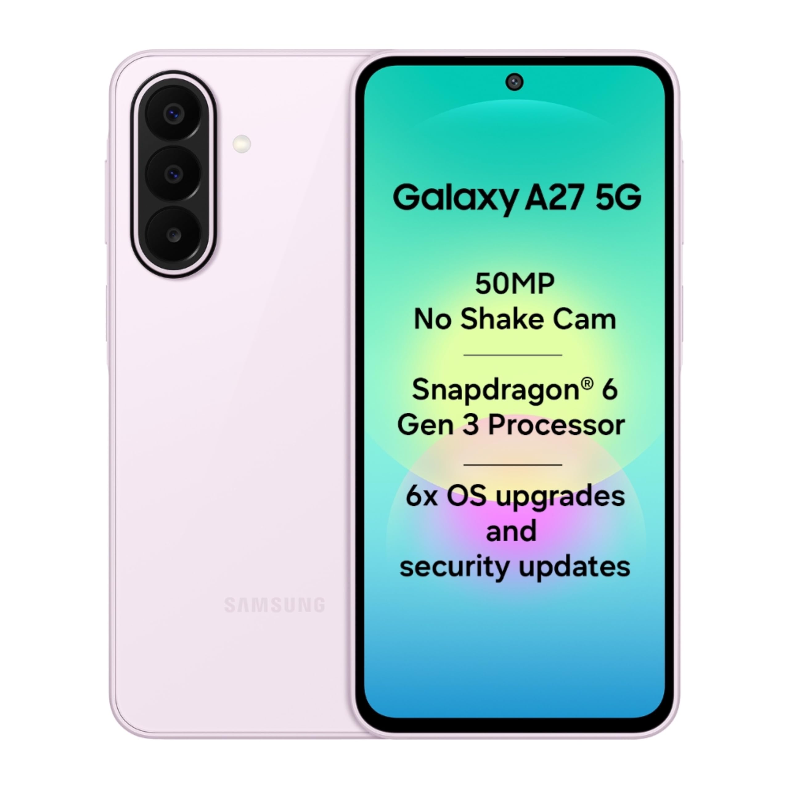 Samsung Galaxy A27 5G (Light Pink, 8GB RAM, 128GB Storage) | 50MP No Shake Triple Camera | Snapdragon 4nm Processor | LPDDR5x | UFS 3.1 Storage | 6 Gen OS Upgrades | Super AMOLED Display-image-18
