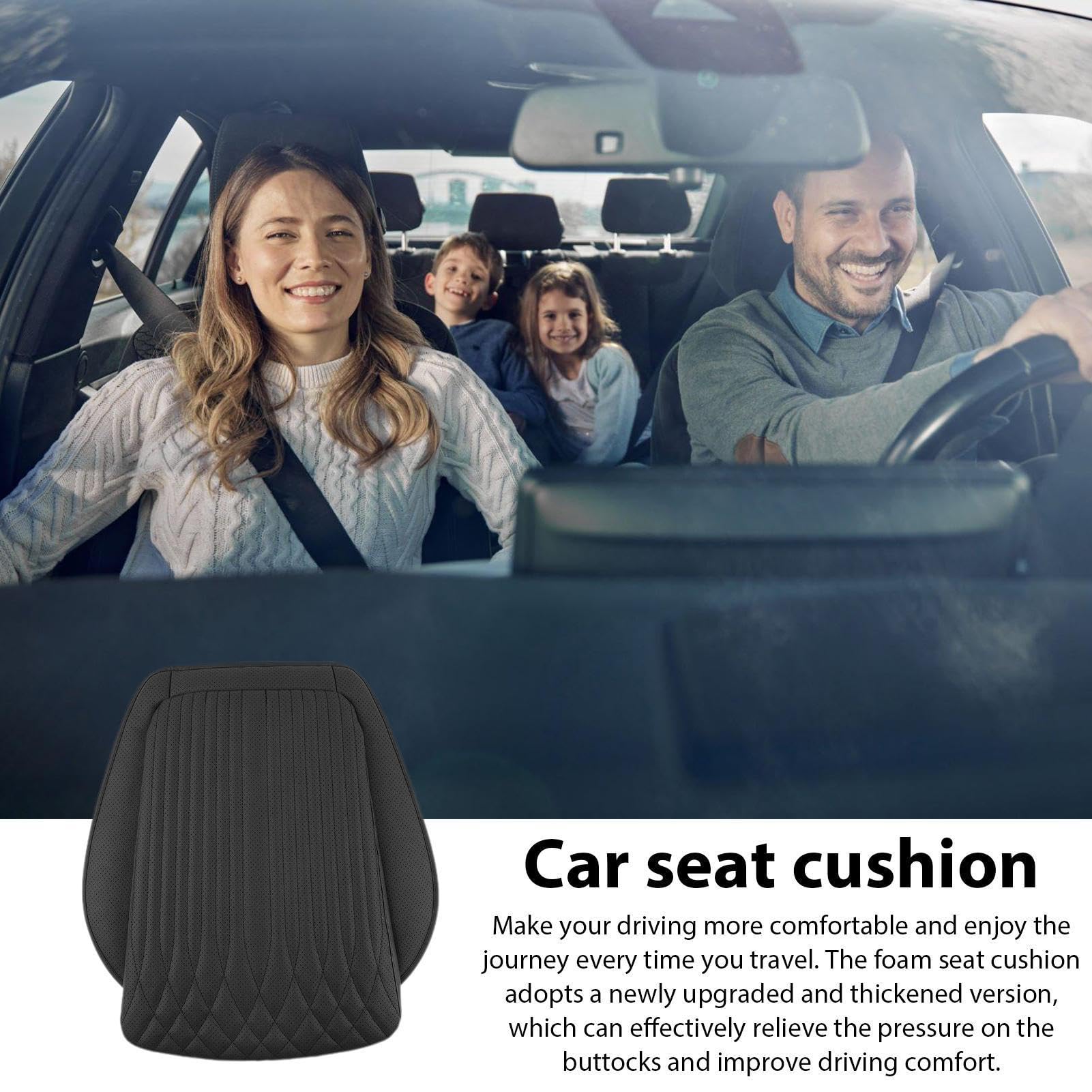 Cuscino per sedile auto, antiscivolo, per berline, SUV, camper, perfetto per pendolari quotidiani, viaggi su strada, professionisti impegnati e ingorghi invernali