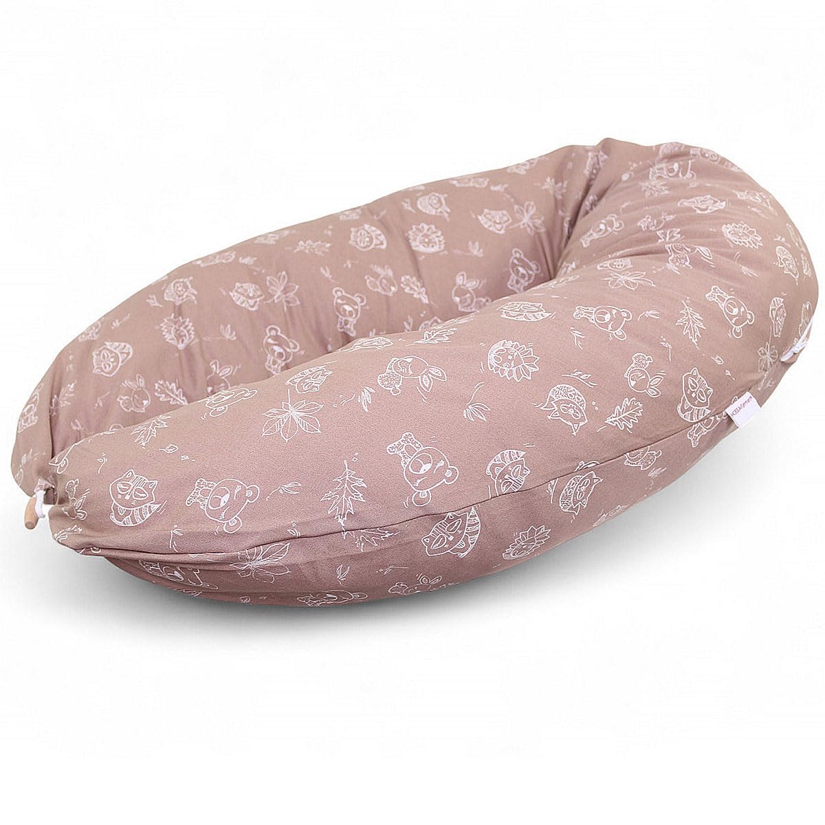 HOBEA-Germany Funda de Almohada de Lactancia para Cojines de Lactancia 190cm diseños (Muselina Topo) — view 79