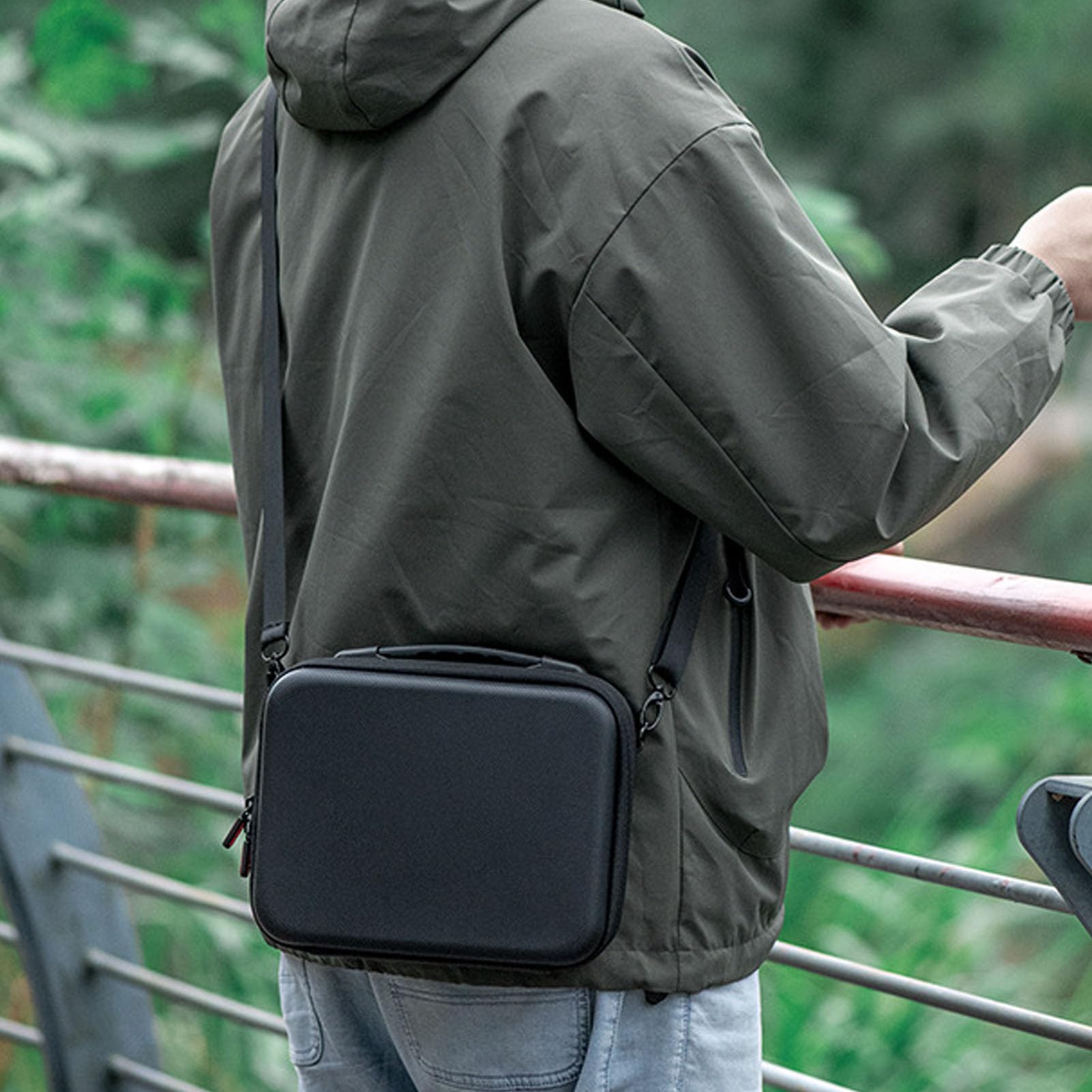 Custodia da Trasporto per ACTION Camera per 6, Resistente Agli Urti, Impermeabile, di Grande capacità, con Tracolla, Creata Appositamente per Adattarsi