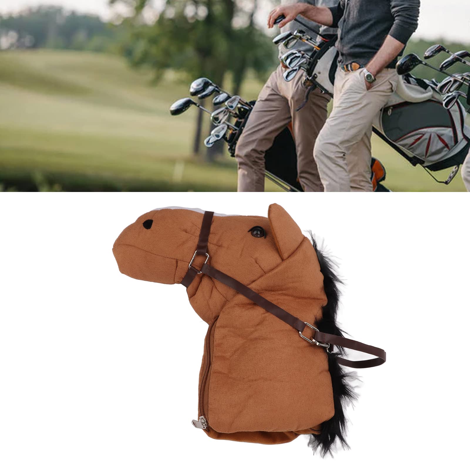 Amazon.co.jp: 馬ゴルフヘッドカバー、面白いアニマルプラッシュゴルフ