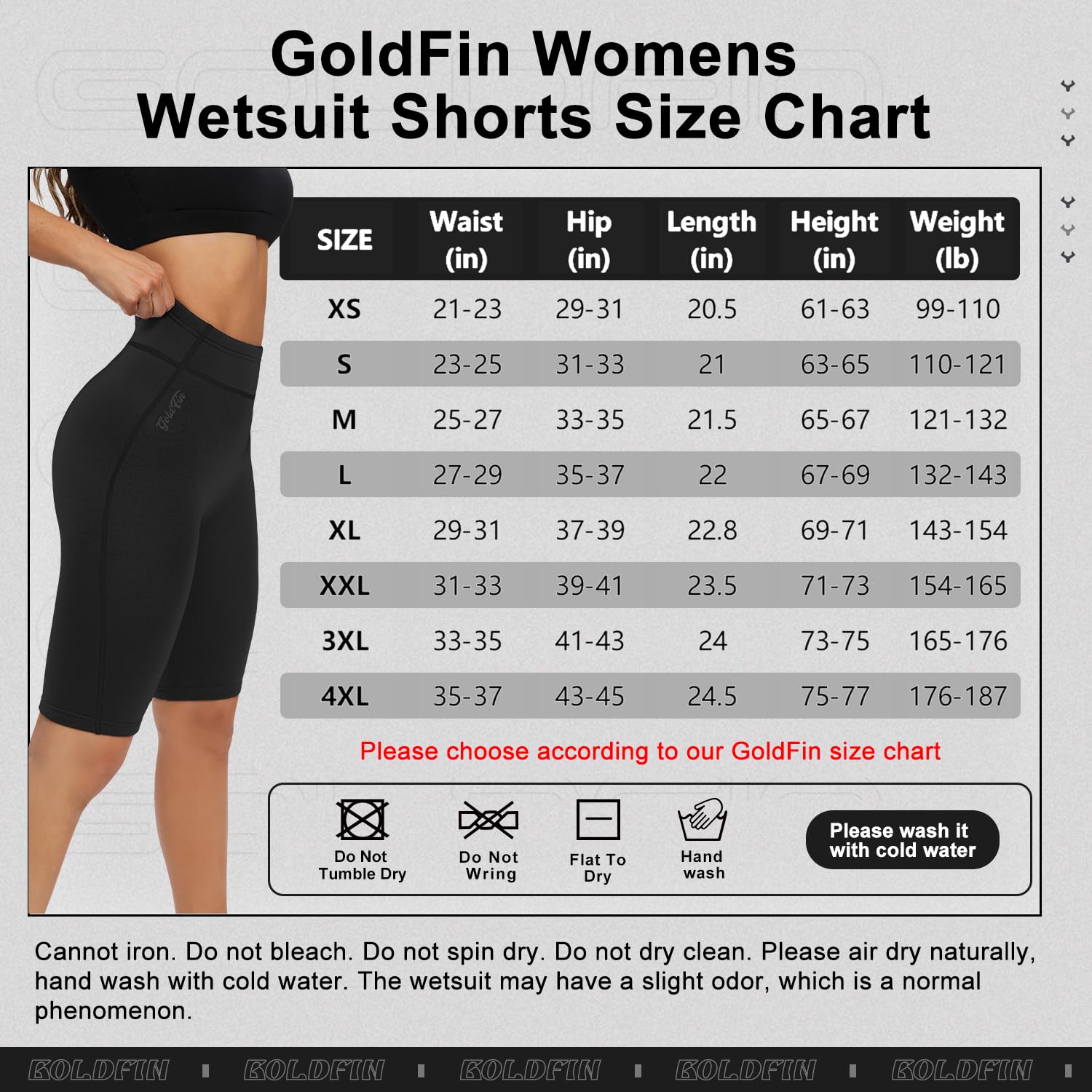 GoldFin Pantalones cortos de neopreno para mujer, 2 mm, para buceo, buceo, esnórquel, flotabilidad