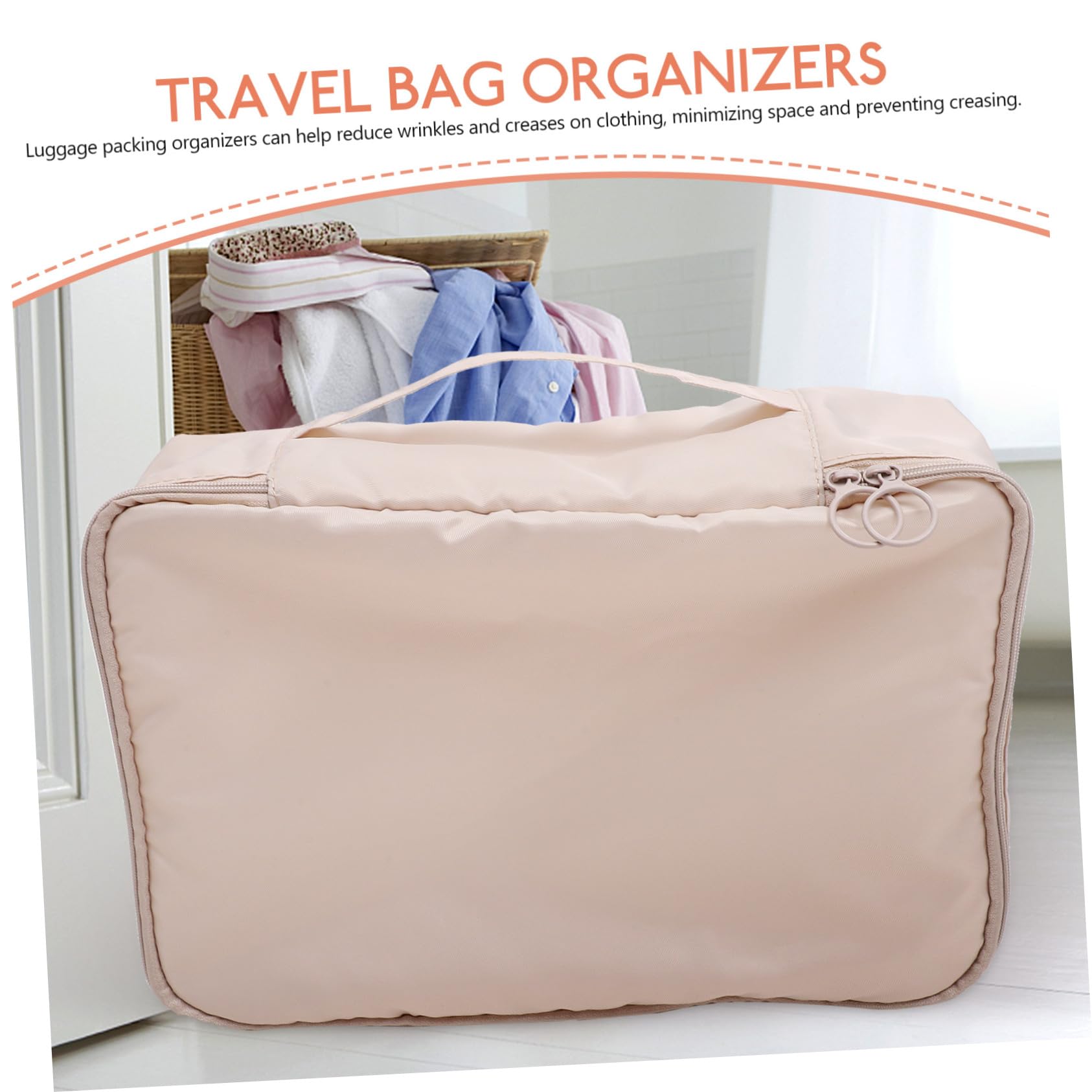 FRCOLOR Cubi da Viaggio per Imballaggio Organizer Valigie Set 8 Pezzi in Poliestere Anticrepa e Antirughe per Viaggi e Casa, Design Classico e Versatile