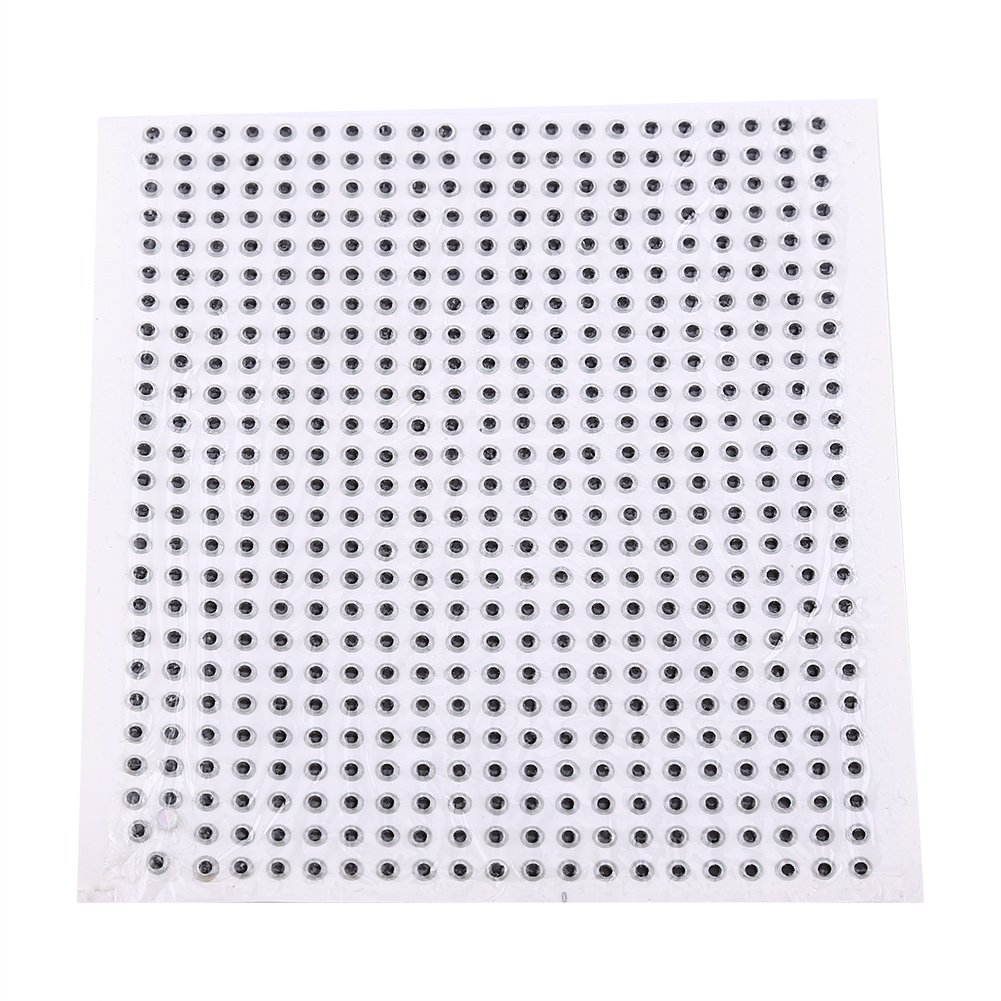 Lot De 500 Yeux 3D Pour Leurres De Pêche – Résine époxy – Tailles 3, 4 Et 5 Mm – Couleurs Rouge, Or, Argent – Réalistes – Adhésif Puissant