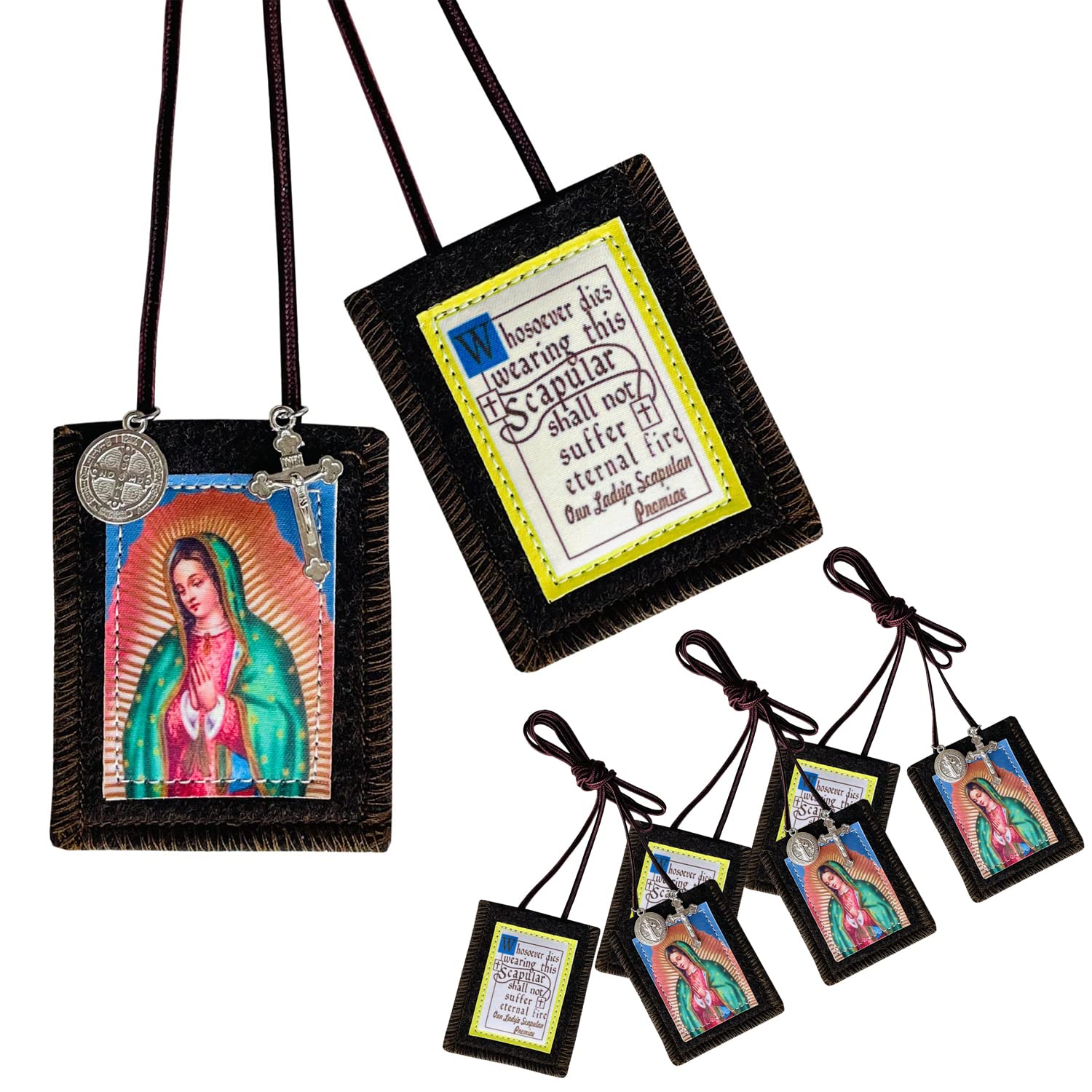 Scapulars Catholic 3 Pack