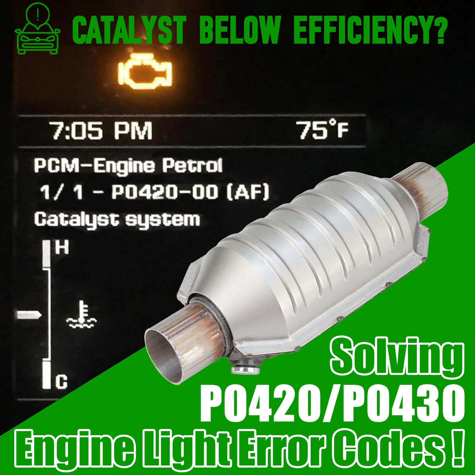 Amazon | FOMIUZY 2インチ 2インチ インレット/アウトレット触媒