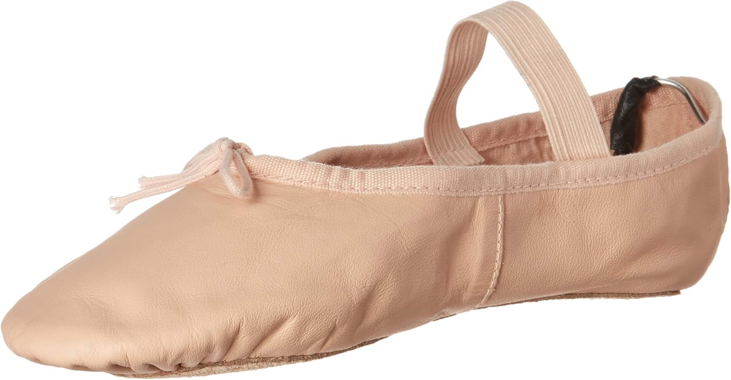 Leo Baby-Girl's Russe Dance Shoe, Ballet Pink, 9.5 Wide Toddler