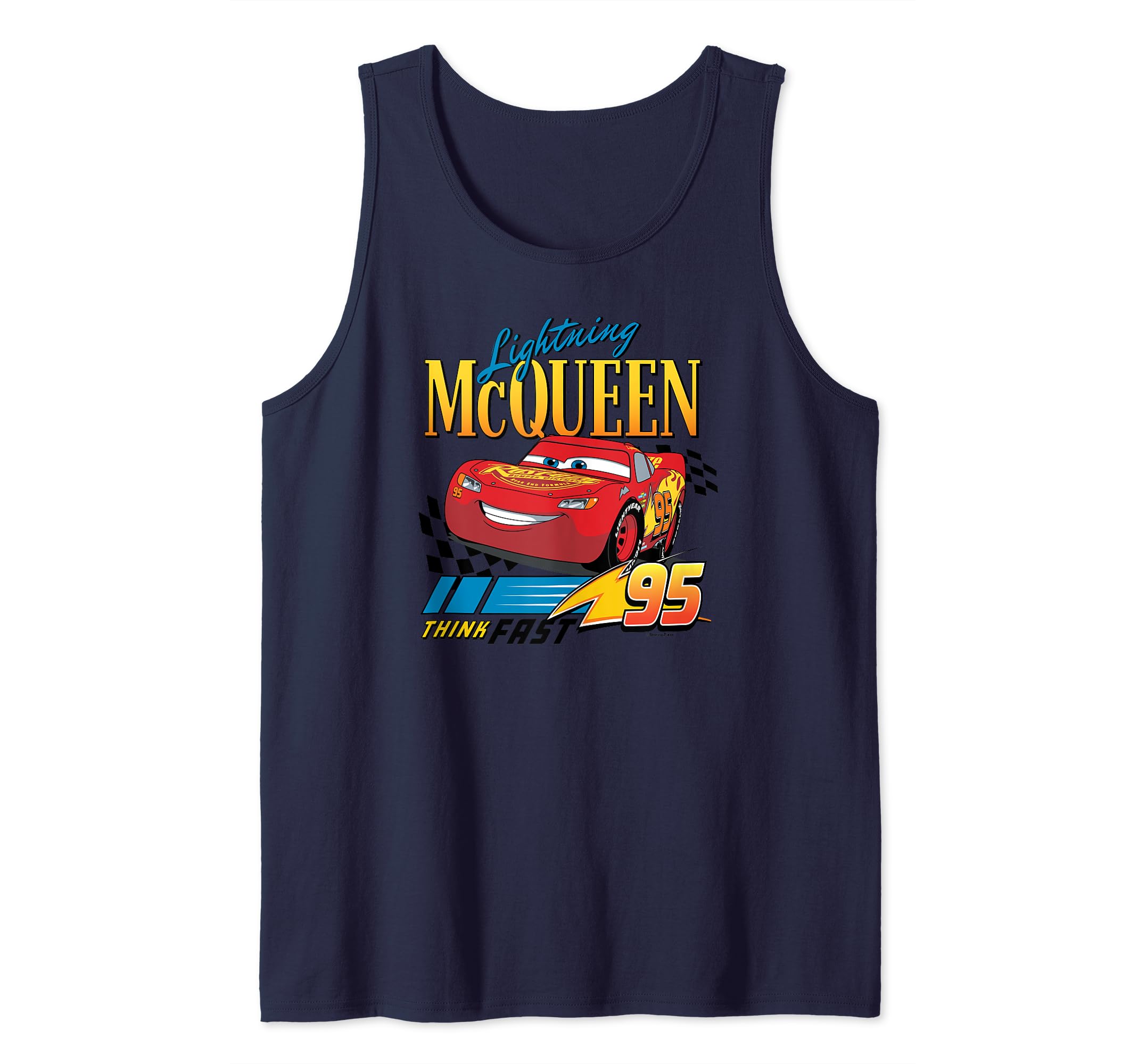 Cars - Lightning McQueen Think Fast Tank Top