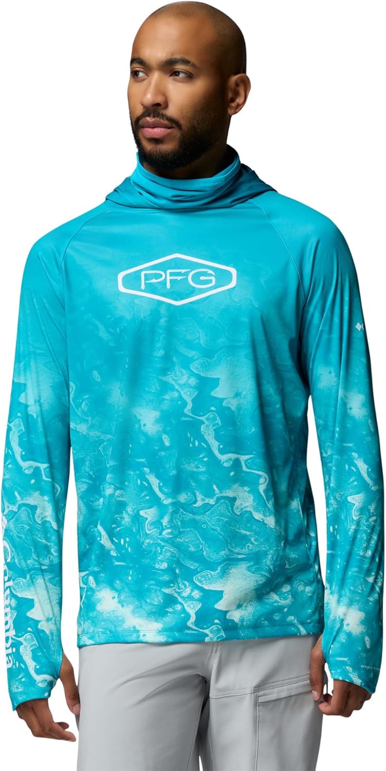 Columbia Men's Pfg Super Terminal Tackle Vent Hoodie