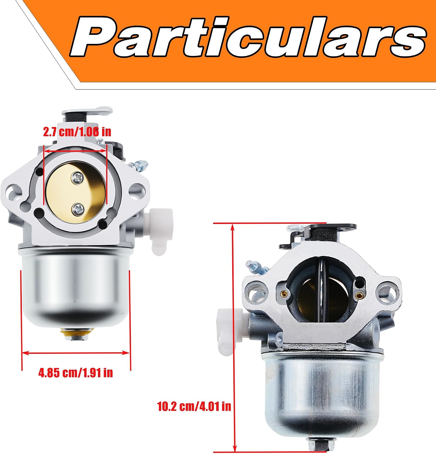 5-4993 Carburetor Fits for B&S Walbro 5-4993 695503 690119 694526 498838 499029 Tractor Generator Engine 19G412 19E412 192432 192402 192412 Engines,with Gasket Spark Plug Kits.