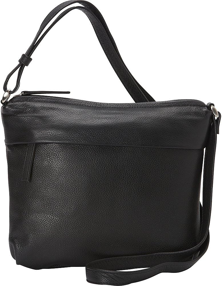 Derek Alexander Small Slim Top Zip, Black, One Size