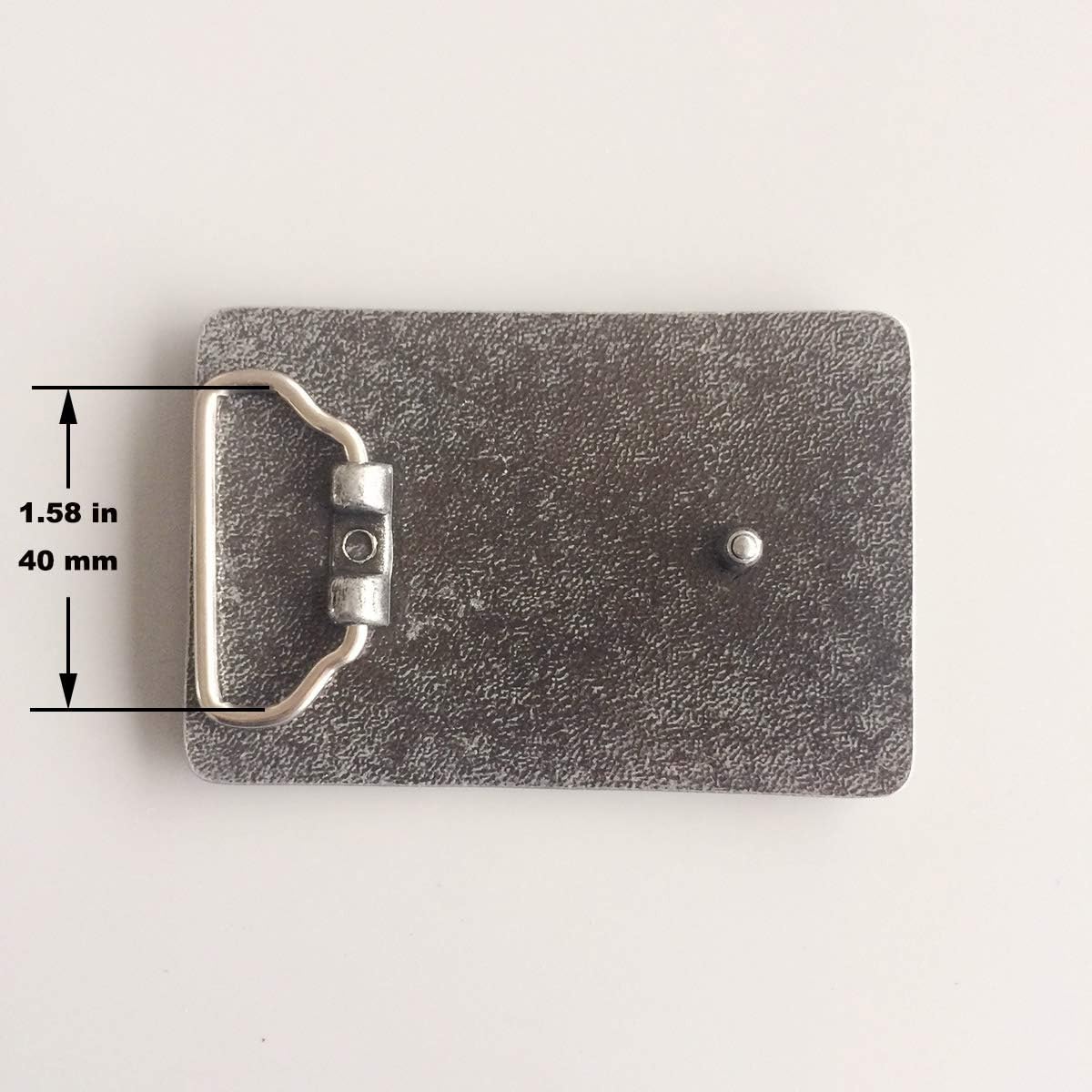 JEAN'S FRIEND Vintage Style Rectangle Blank Belt Buckle Custom Belt Buckle also Stock in the US
