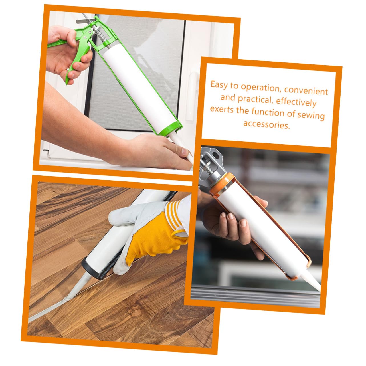 STOBOK 2Pcs empty hose white caulking tube latex caulk tubes empty ing tubes tile sealer clear silicone refillable ing saver plastic sealant emulsion - Image 4