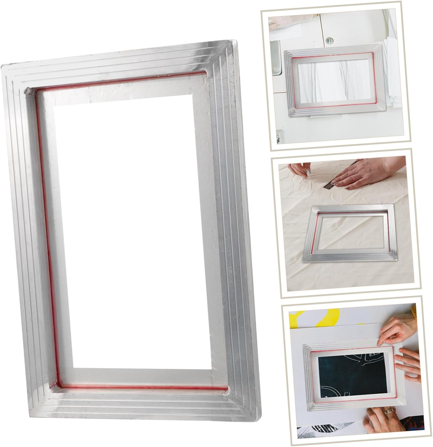 CORHAD Aluminum Alloy Screen Printing Frame DIY Printing Frame Shirts Canvas Handbags School Uniforms