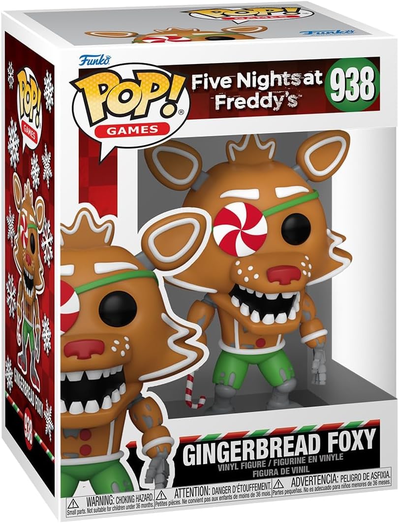 Funko POP! Games: Five Nights at Freddy's (FNAF)- Gingerbread Foxy - Collectable Vinyl Figure - Gift Idea - Official Merchandise - for Kids & Adults