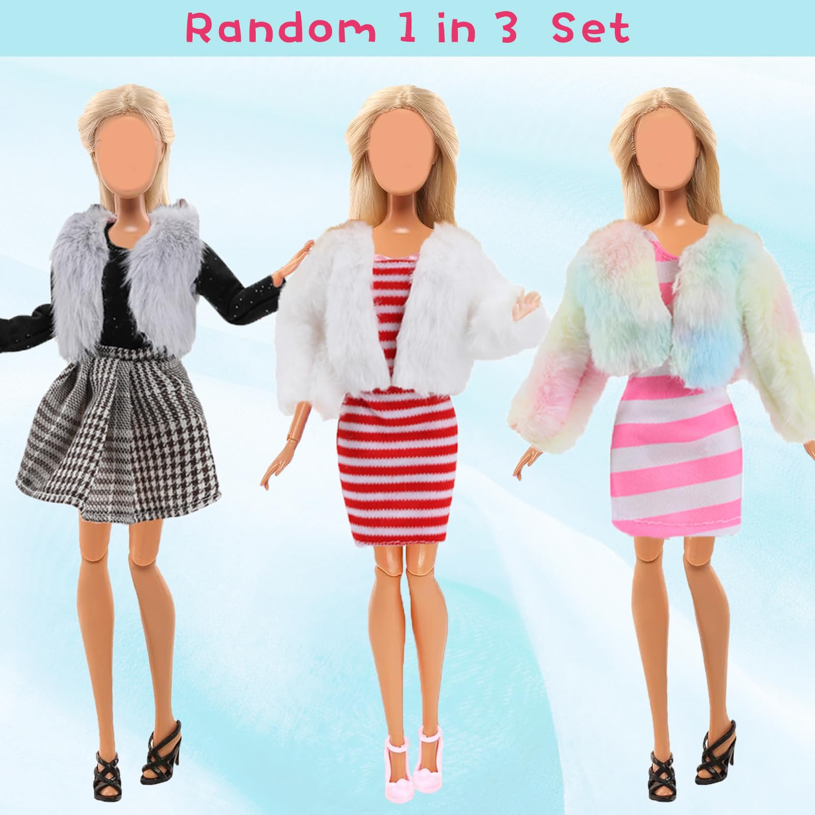Codulu Poppenjurk voor 11,5 inch Amerika Pop 30 cm Meisje Pop-Uniformen Jurk Sexy Jurk Kostuums Outfits voor 1/6 BJD Pop Kinderen Speelgoed-1 STKS-#E