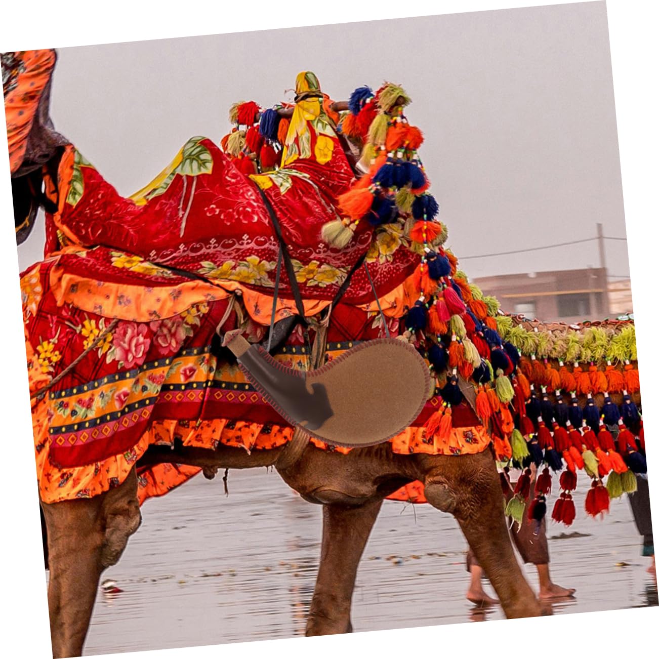 POPETPOP 2pièces Porte-gourde Cuir Pu Pour Vin Ou Eau Accessoire De Danse Traditionnel Léger Et Portable Pour Randonnée Ou Spectacle